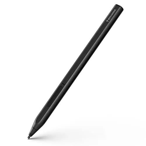 RENAISSER Raphael 520 Pen für Surface, Entworfen in Houston, Hergestellt in Taiwan, Haftet Magnetisch, 4096 Druckempfindlichkeit, Wiederaufladbarer, Kompatibel mit Surface Pro 9/8/Laptop 5