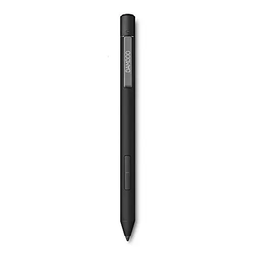 Bamboo Ink Plus-Active Stylus (wiederaufladbar, mit 4.096 Druckstufen & Neigungserkennung zum präzisen Zeichnen, Schreiben & Kommentieren auf stiftfähigen Windows 10-Geräten) schwarz