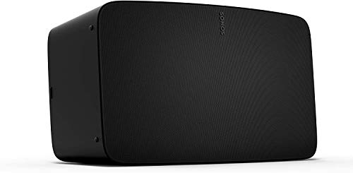 Sonos Five WLAN Speaker, schwarz – Leistungsstarker WLAN Lautsprecher für Musikstreaming mit gutem, kristallklarem Stereo HiFi Sound – AirPlay kompatibler Multiroom Lautsprecher