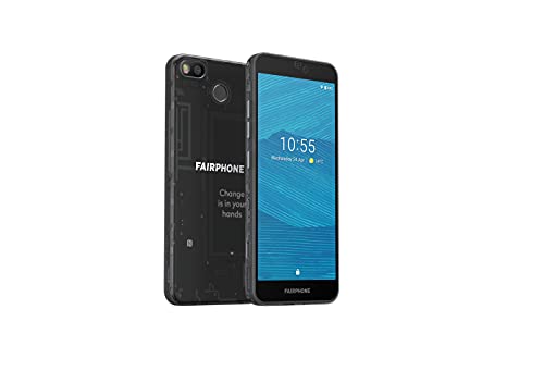 Fairphone 3 Dual SIM 64GB, Black - Modulares Smartphone mit reparierbarem Design 001-0000-000100-0001