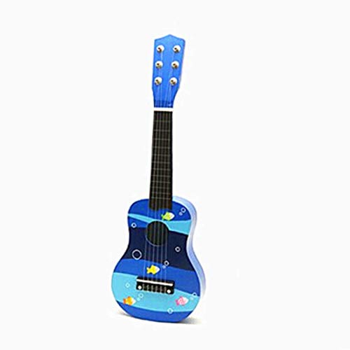 Dirgee Leichte Holz 6 String Mini Gitarre Kinder Musikinstrumente Spielzeug for Geburtstagsgeschenke und 4 Muster verfügbar (Farbe: 3) (Color : 2)