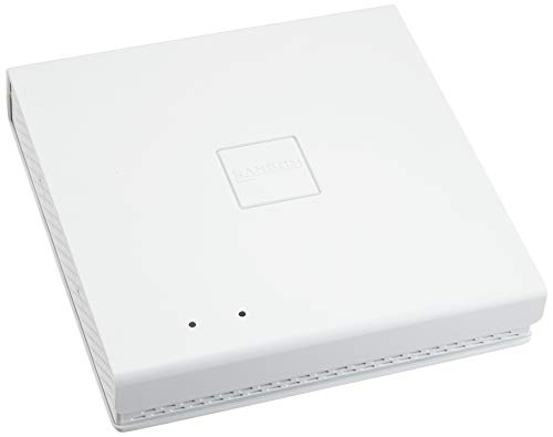 LANCOM LX-6400 (EU) WiFi-6 Access Point mit bis zu 2400 MBit/s, 8 integrierte 180° Antennen, PoE (IEEE 802.3at), Dual Concurrent WLAN (2,4 & 5 GHz) 4x4 MU-MIMO, 2,5 Gigabit Ethernet-PoE-Port, Weiß