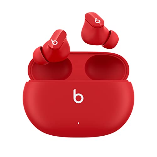 Beats Studio Buds – Komplett kabellose Bluetooth In-Ear Kopfhörer mit Noise-Cancelling – schweißbeständige, kompatibel mit Apple und Android, Bluetooth der Klasse 1, integriertes Mikrofon – Beats Rot