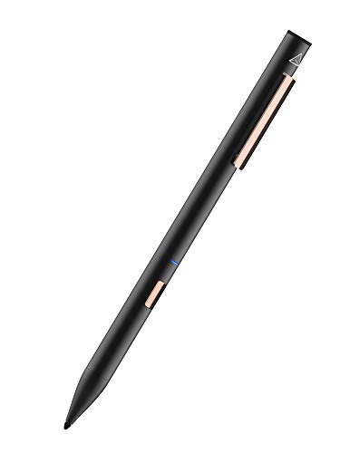 Adonit Note Stylus wiederaufladbarer Eingabestift (schwarz) kompatibel mit Apple iPad Air (2019), iPad mini 5 (2019), iPad 6th Gen., iPad Pro 11' & iPad Pro 12.9' (2018) - ADNB