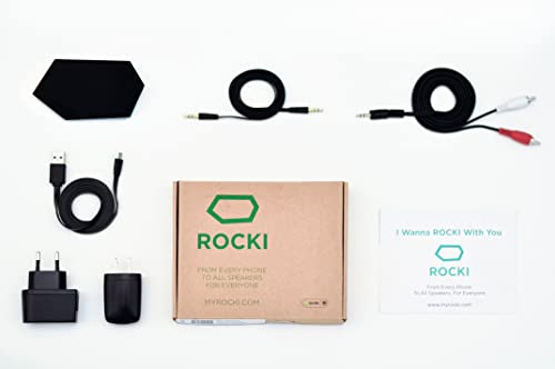 Rocki RK-P101-01 Play WiFi-Musik-Adapter für Audiosystem schwarz