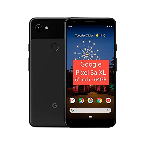 Google Pixel 3A XL 64GB Smartphone Android 9.0 (3A XL, Just Black)