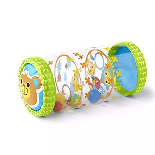 Kindersicheres Aufblasbares Rollspielzeug, PVC, Krabbelroller für die Frühe Entwicklung mit Ball und Glocke für Babys Im Alter von 3 Monaten Bis 3 Jahren