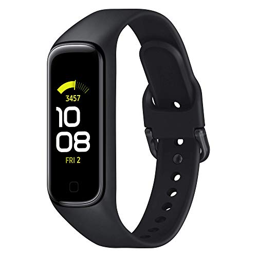 Samsung Galaxy Fit2 Tracker de Fitness avec écran Couleur AMOLED 1,1' - Confortable - Étanche - Jusqu'à 21 Jours d'autonomie - Analyse du Sommeil - Noir