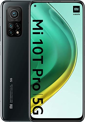 Xiaomi Mi 10T Pro - Smartphone 128GB, 8GB RAM, Dual Sim, Alexa Hands-Free, Cosmic Black