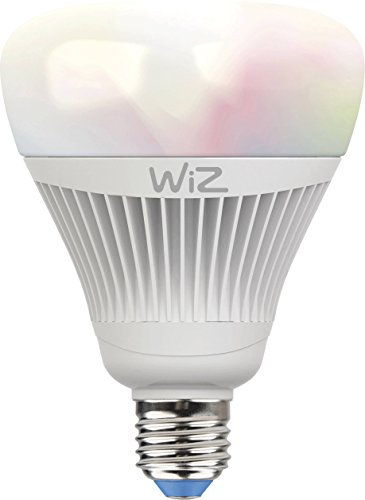 Smartes LED-Leuchtmittel von WiZ; Kolbenform G100 (E27), weiß + farbig, WLAN-schaltbar. Dimmbar; 64.000 Weißschattierungen + 16 Mio. Farben. Kombinierbar mit Amazon Alexa und Google Home.