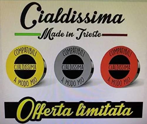 cialdissima 150 KAPSELN 100% KOMPATIBEL LAVAZZA A MODO MIO, ESPRESSO ITALIANO! DREI Mischungen - MISCHPAKET