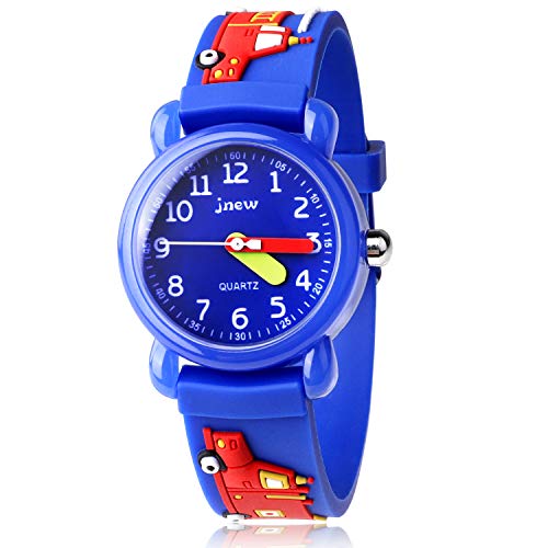 Kinder Armbanduhr für Jungen und Mädchen, 30M wasserdichte Analog Quarzuhr, 3D Cute Cartoon Digitale Kinderuhr, Teaching Handgelenk Uhren mit Silikon Armband, Kids Watch.