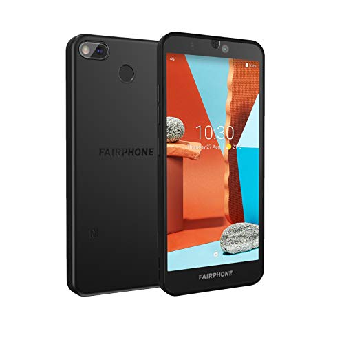 Fairphone 3+ Dual-SIM 4GB/64GB Black Android 10.0 Smartphone, FP3+, Schwarz