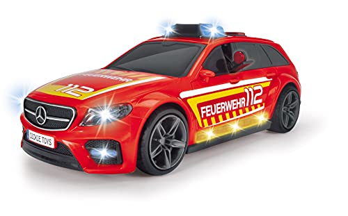 Dickie Toys - Feuerwehrauto Mercedes AMG E43 (30 cm) - motorisiertes Feuerwehr-Auto mit Licht & Sound - für Kinder ab 3 Jahren