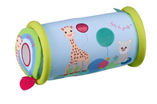 Sophie la Girafe – Rollin Activity Bolster – Frühes Lernspielzeug für Kinder – mehrere Aktivitäten – Spiegel und Schwarz-Weiß-Kontraste zur Anregung der Sehkraft
