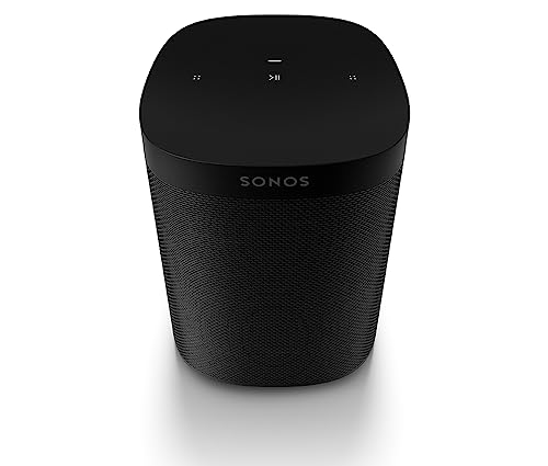 Sonos One (Gen2) Der leistungsstarke Smart Speaker mit integrierter Sprachsteuerung (Schwarz)