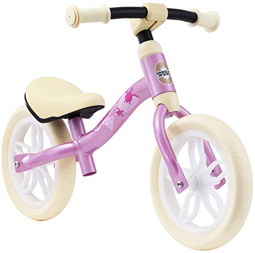 BIKESTAR Federleichtes (3 KG!) Kinderlaufrad Lauflernrad Kinderrad für Jungen und Mädchen ab 2 - 3 Jahre | Mitwachsendes 10 Zoll Kinder Laufrad Lightrunner | Pink | Risikofrei Testen