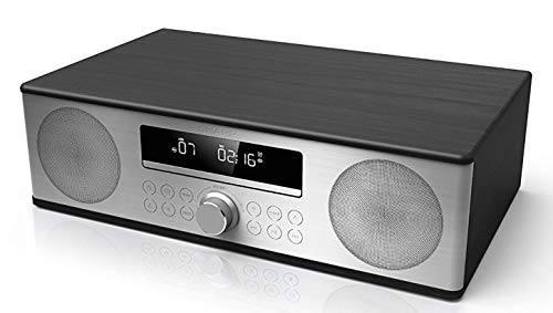 SHARP XL-B715D (BK) Zertifiziertes All In One Soundsystem mit UKW Radio und Bluetooth, USB, DAB/DAB+, CD, Kompaktanlagen, Bluetooth-Out, 90W