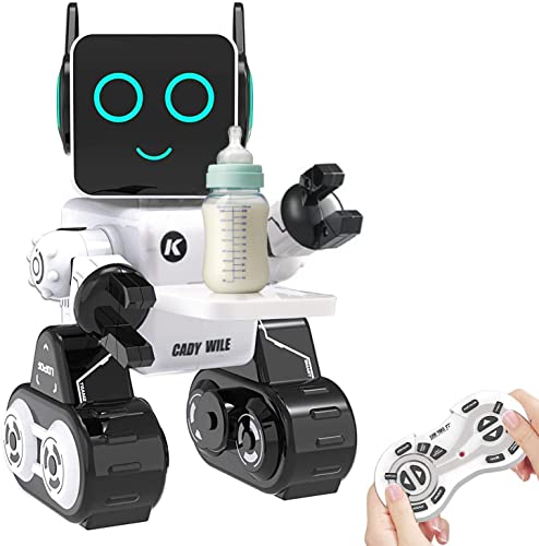 okk Roboter Spielzeug, Ferngesteuertes Roboter Kinder Spielzeug mit LED-Auges, Singen, Walking für Jungen und Mädchen, Weihnachten Geburtstag Spielzeugroboter Geschenk