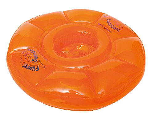 Flipper SwimSafe 1040 - Schwimmsitz, für Babys ab 3 Monaten, mit 3 Luftkammern, ohne Gurte, Durchmesser ca. 62 cm, ideal für das Babyschwimmen, zur Gewöhnung ans Wasser