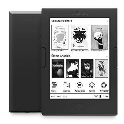 Energy State eReader Pro 4 E-Book-Reader 15,2 cm (6 Zoll), Touchscreen, WiFi, 8 GB Speicher, Android) Schwarz