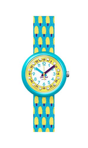 Flik Flak Unisex Kinder Analoger Quarz Uhr mit Textil Armband FPNP062
