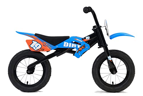 Driftwerk Laufrad DirtMX Motocross Balance Bike mit 12' Lufträdern für Kinder ab 3 Jahre
