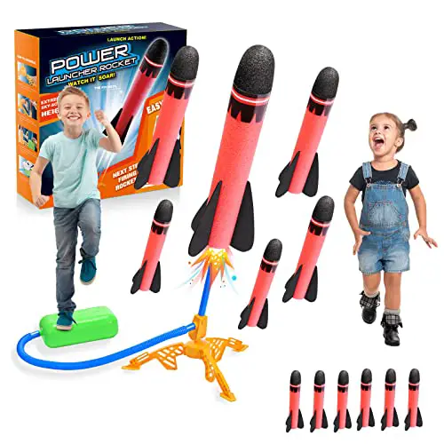 Lancoo goz Spielzeug ab 3-12 Jahre Jungen, Raketen Spielzeug für Kinder Geschenk Junge Mädchen 3-12 Jahre Outdoor Garten Spielzeug für draußen Kinderspielzeug ab 3-12 Jahre Weihnachten Geschenk Kinder
