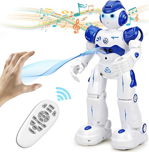 NEWYANG Roboter Spielzeug für Kinder, RC und Geste Steuerung, Aufladen mit USB-Kabel,Singender und Tanzender Roboter, Programmierung Ferngesteuerter Roboter Geburtstags Innenspielzeug.