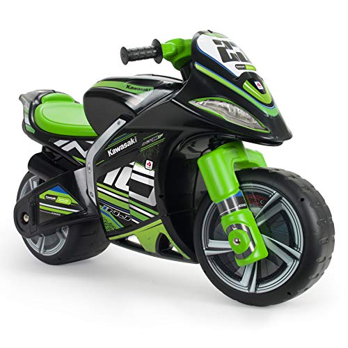 INJUSA - Laufrad Kawasaki Winner XL Nicht-Elektrisch, mit offizieller empfohlener Markenlizenz für Kinder + 3 Jahre mit Breiten Rädern und Tragegriff