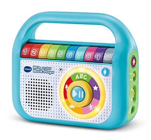 VTech Baby Mein erster Musik-Player – Mit 40 Liedern, Bluetooth- und Aufnahmefunktion – Für Kinder von 2-5 Jahren
