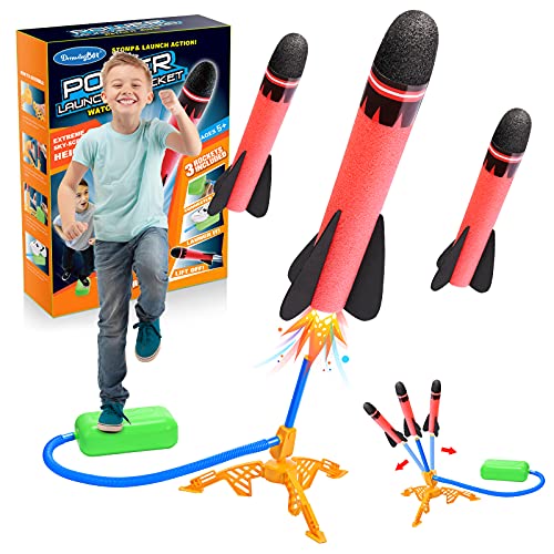 Abestoy Spielzeug Junge 3 4 5 6 7 8 9 10 Jahre, Outdoor Spiele für Kinder Spielzeug für Draußen Witzige Geschenke für Kinder ab 3-9 Jahre Rakete Spielzeug Mädchen 4-8 Jahre Geschenke Geburtstag
