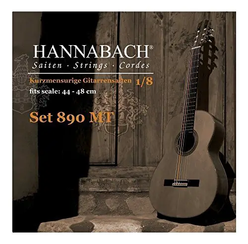 Hannabach 890 Kindergitarrensaiten 1/8 (Mensur: 44-48 cm) - Satz