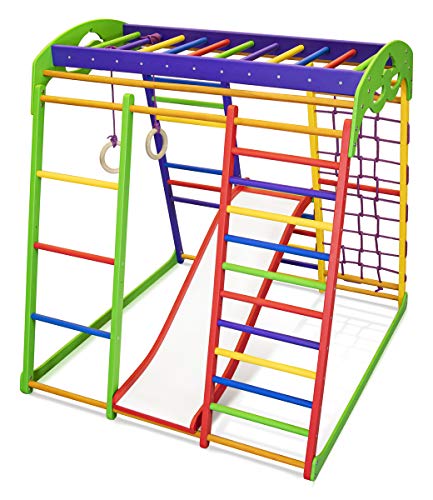 Kinder Aktivitätsspielzeug Kletterturm mit Rutsche'Unga-1' Spielcenter Spielplatz - EU Warehause