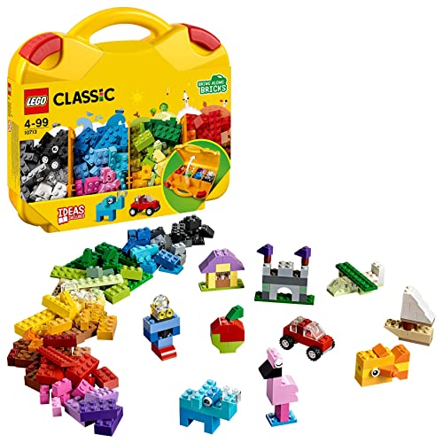 LEGO Classic Bausteine Starterkoffer – Farben Sortieren mit Aufbewahrungsbox, kreatives Geschenk, Kinderspielzeug für Mädchen und Jungen ab 4 Jahren 10713