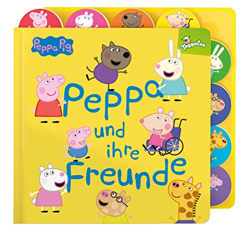 Peppa Pig: Peppa und ihre Freunde: Pappbilderbuch mit Register
