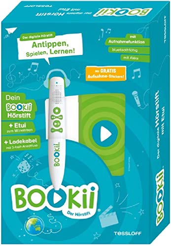 BOOKii Der Hörstift. Mit vielen vorinstallierten Titeln und für alle weiteren Produkte der BOOKii-Welt! Antippen, Spielen, Lernen!