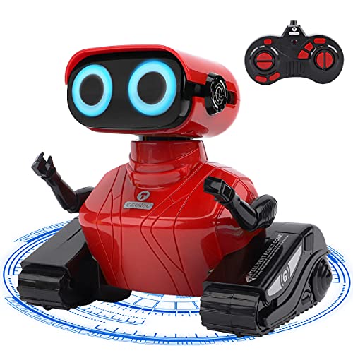 GILOBABY RC Roboter Spielzeug , Ferngesteuertes Autos Spielzeug , Fahrzeuge des Lernens und der Ausbildungs Technik, Ferngesteuertes Roboter mit Lichtern/Ton , Geschenke für Kinder 3 4 5 6 7 8 Jahre