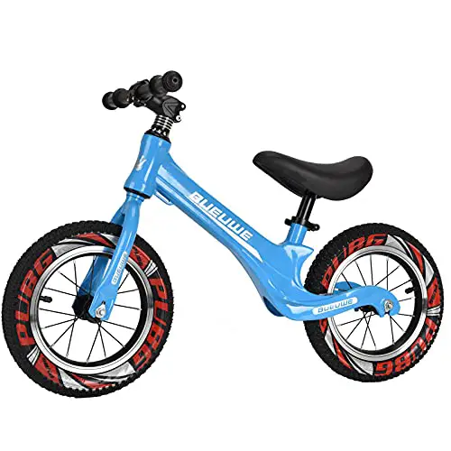 GASLIKE Laufrad für Kinder 2-5 Jahre, Pedalloses Kinderfahrrad mit 12 Zoll Reifen, Leichter Magnesiumlegierungsrahmen, Kinderrad Geschenk für Jungen und Mädchen,Blau