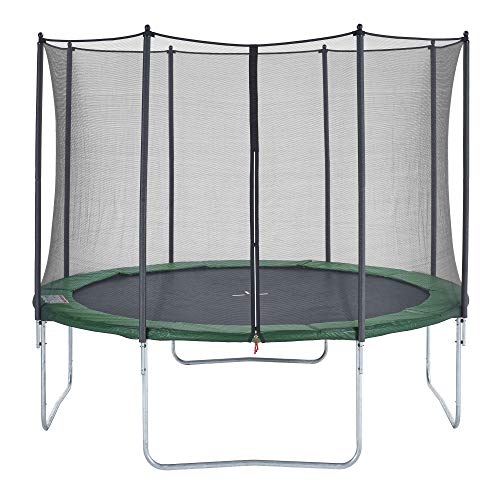 CZON SPORTS Gartentrampolin Ø360 cm mit Sicherheitsnetz, grün|trampolin|trampolin outdoor
