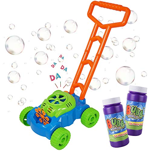 Spielzeug Baby Kinder ab 3 Jahre Kinderspielzeug Babyspielzeug Bubble Maschine Outdoor Junge Mädchen (2 x Schaumwasser)