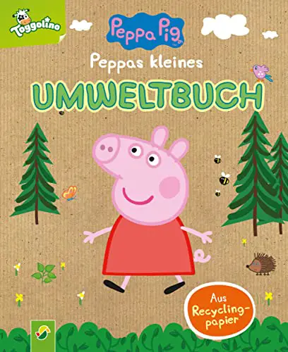 Peppas kleines Umweltbuch. Umweltfreundliches Peppa Pig-Pappbilderbuch: Peppa zeigt schon den Kleinsten, wie Umweltschutz funktioniert! Für neugierige Kinder ab 3 Jahren
