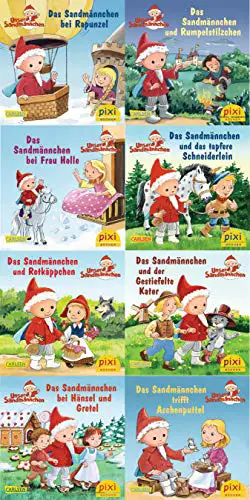 Pixi-8er-Set 230: Das Sandmännchen im Märchenwald (8x1 Exemplar) (230): Das Sandmännchen bei Rapunzel; Das Sandmännchen und Rumpelstilzchen; Das ... Kater; Das Sandmännchen bei Hän...