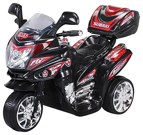 Actionbikes Motors Kinder Elektroauto Motorrad C051 Elektro Motorrad Kinderfahrzeug (schwarz)