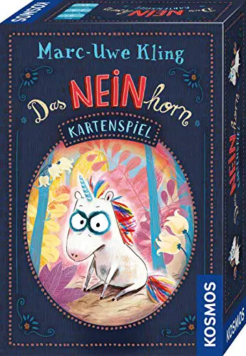 KOSMOS 680848 Das NEINhorn - Kartenspiel, Das Spiel zum bekannten Kinder-Buch, lustiges Kinderspiel ab 6 Jahre, für 2 bis 6 Spieler, in praktischer Magnet-Box