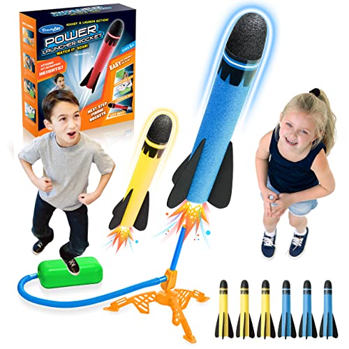 Let's Arezooo Spielzeug ab 3-12 Jahre Junge, Weihnachten Geschenk für Kinder Outdoor Spielzeug 3 4 5 6 7 8 9 10 Jahre Junge Spielzeug für Draußen Gartenspielzeug Rakete Spielzeug Geschenk 4-12 Jahre