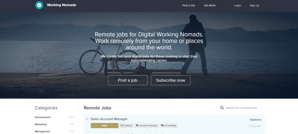 Working Nomads Screenshot
