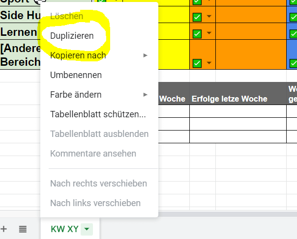 Wochenplan Vorlage Excel