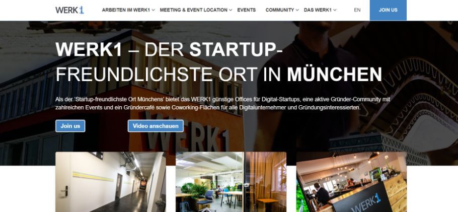 Coworking Space in München WERK1