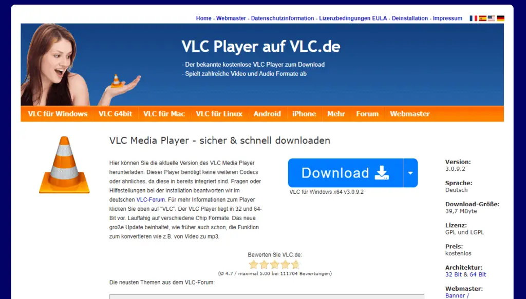 VLC als iTunes-Alternative